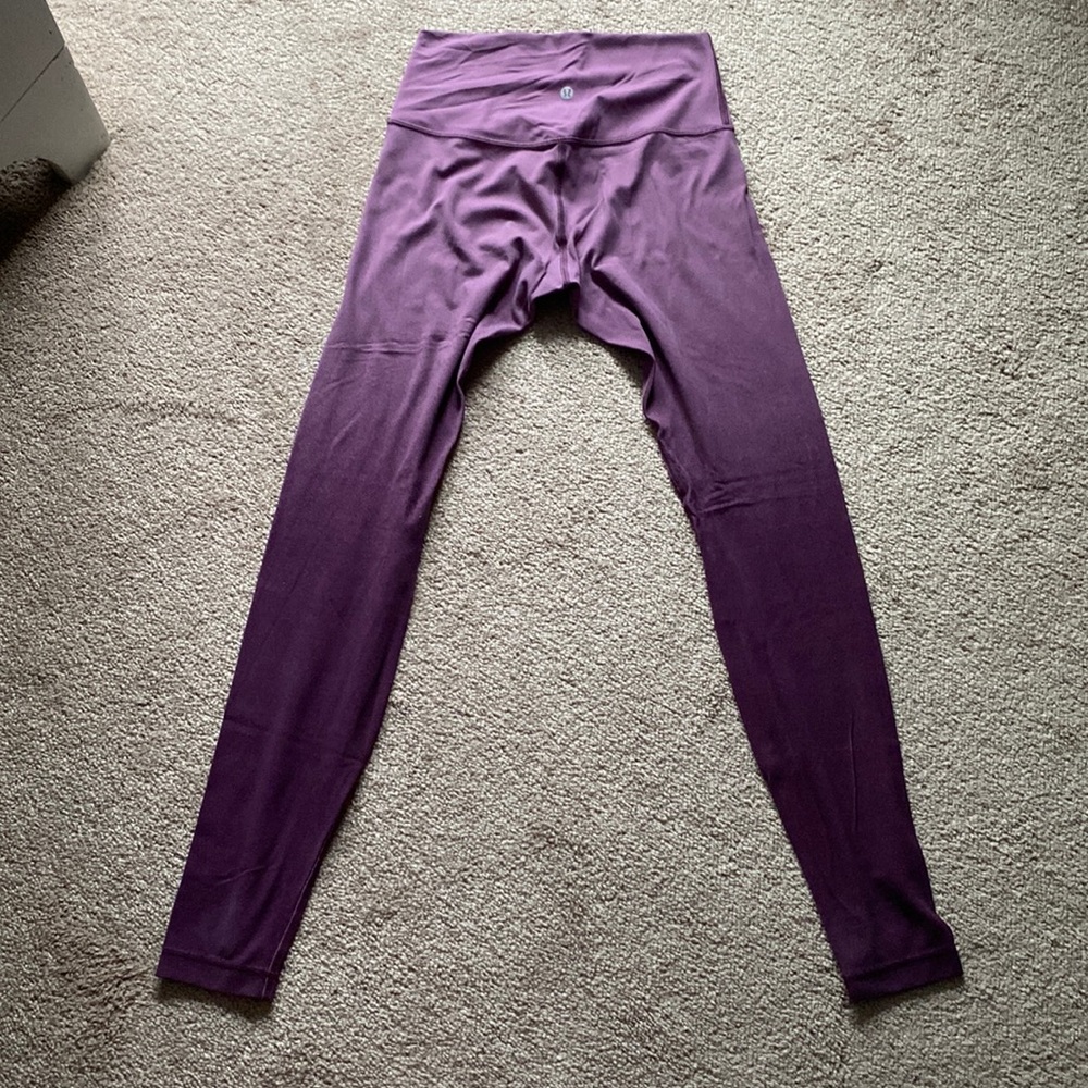 Lululemon align pants-purple ombré